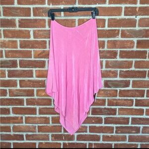 NWT vintage Y2K Ronnie Nicole pink flowy midi skirt